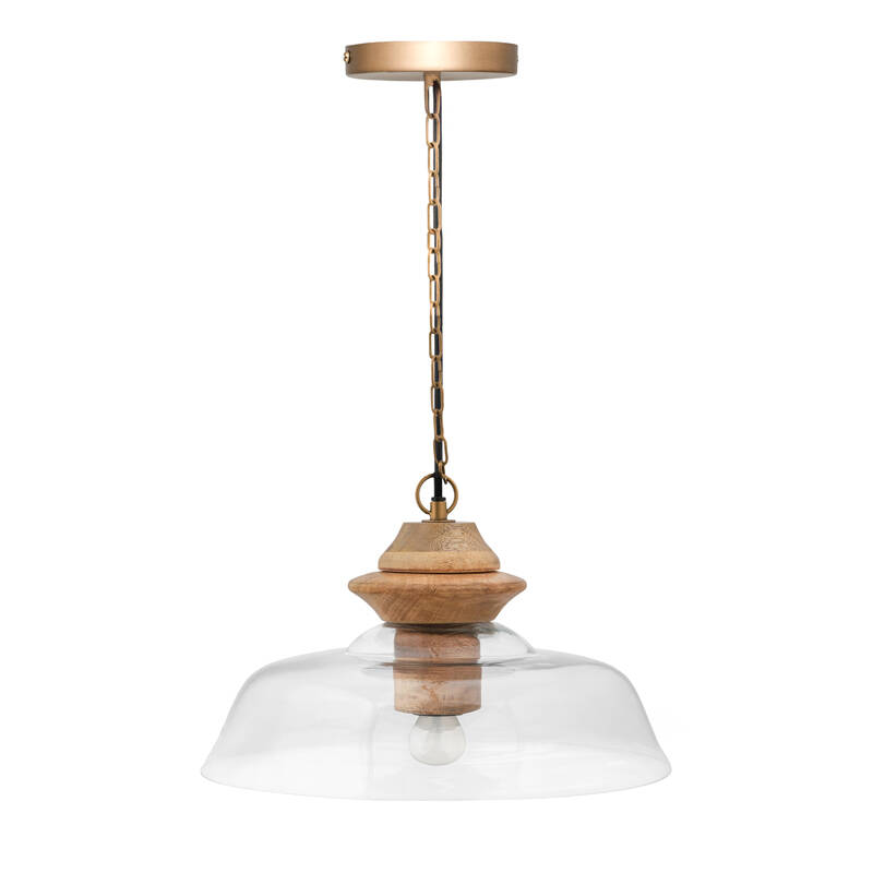 Image of Khudi & Khora Brook Glass Ceiling Pendant Light