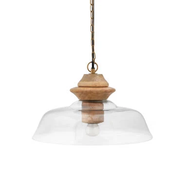 Image of Khudi & Khora Brook Glass Ceiling Pendant Light