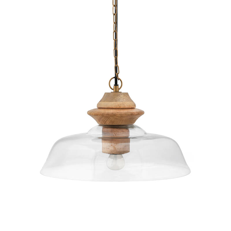 Image of Khudi & Khora Brook Glass Ceiling Pendant Light