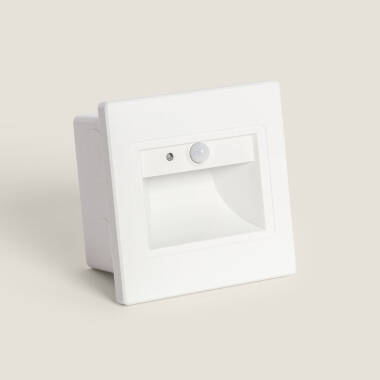 Image of Edit Bark Warm White LED Recessed Wall Light with PIR Sensor