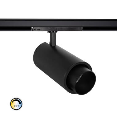 Three Circuit 40W Colour Selectable CCT LED Telescopic Track Spotlight New d'Angelo LIFUD