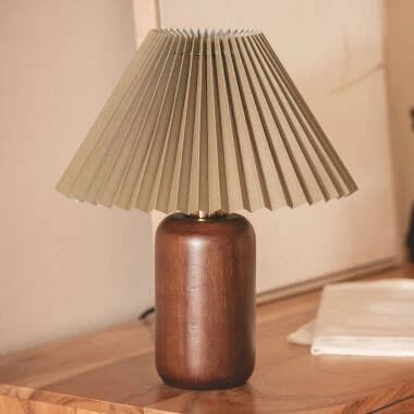 Edit Silene Wood Table Lamp