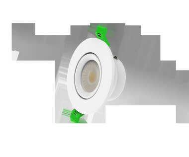 Image of Envirolight Versatile 8W CCT Dimmable LED IP65 Fire Rated Adjustable Downlight - White