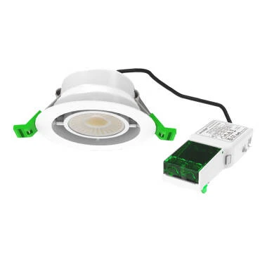 Image of Envirolight Versatile 8W CCT Dimmable LED IP65 Fire Rated Adjustable Downlight - White