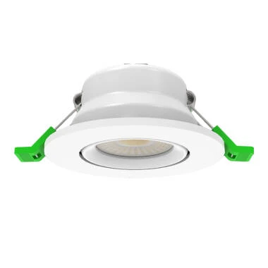 Image of Envirolight Versatile 8W CCT Dimmable LED IP65 Fire Rated Adjustable Downlight - White