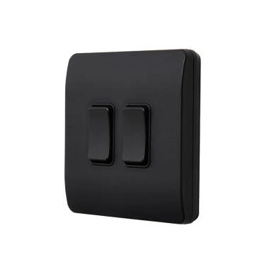 Kinetic 2 Gang Switch Frame For Slim Grid