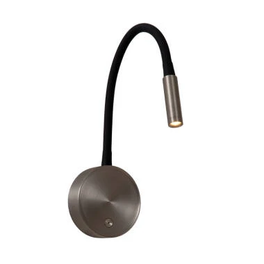 Lucide Asja LED Rechargeable Touch Wall Light with Reading Light