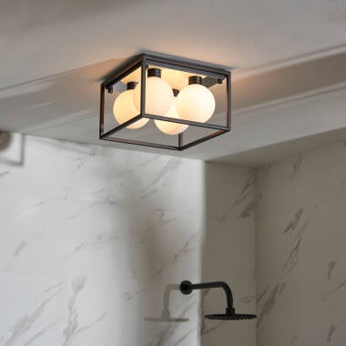 Luxia Sarratt Bathroom 4 Light Flush Ceiling Light