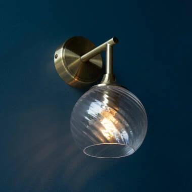 Luxia Westminster Glass Wall Light