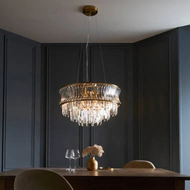 Luxia Keswick Droplet Crystal Chandelier