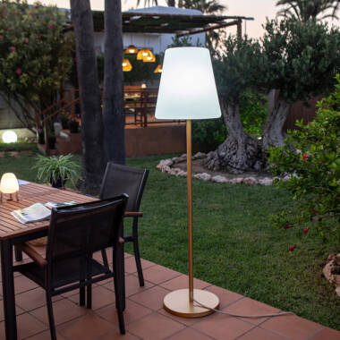 Newgarden Lola Slim 180 USB Solar RGB LED Outdoor Floor Lamp with Remote Control