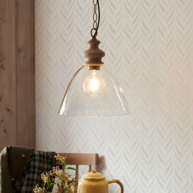 Luxia Aylesford Glass Ceiling Pendant Light