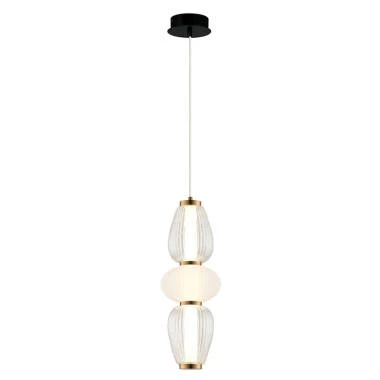 Edit Shiny LED Glass Ceiling Pendant Light