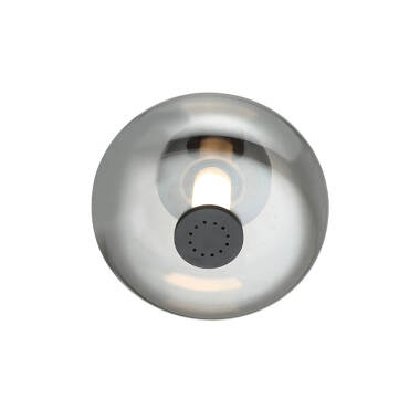 Edit Avery LED Smoked Glass Flush Wall Light