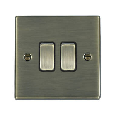 Edit Hartland 2 Gang Two Way Rocker Switch