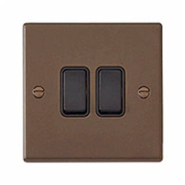 Edit Hartland 2 Gang Two Way Rocker Switch