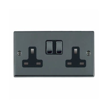 Edit Hartland 2 Gang Double UK Socket