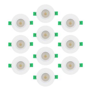 Envirolight Versatile 8W CCT Dimmable LED IP65 Fire Rated Fixed Downlight - White