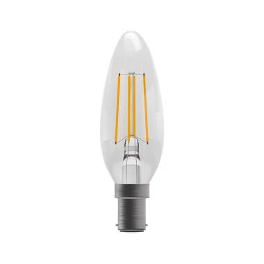 Bell 3.3W Warm White Dimmable LED Decorative Filament Candle Bulb