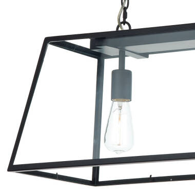 Image of Dar Academy 3 Light Bar Ceiling Pendant