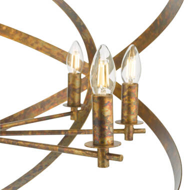 Image of Dar Nitya 8 Light Pendant Light