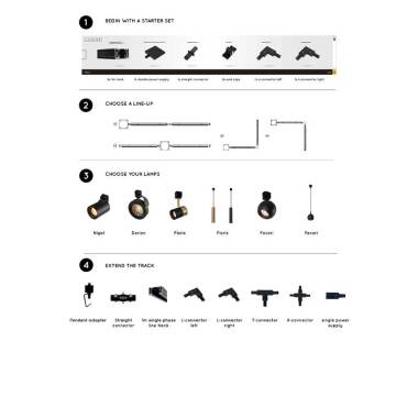 Image of Lucide Floris 1 Circuit Track Light