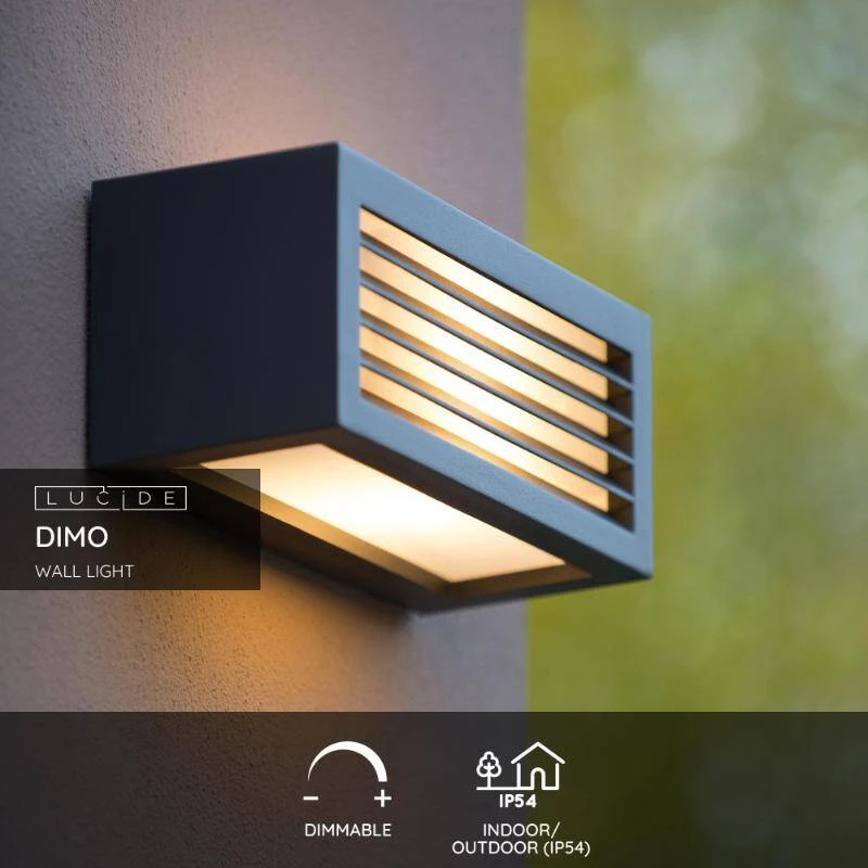 Image of Lucide Dimo Outdoor Up & Down Wall Light