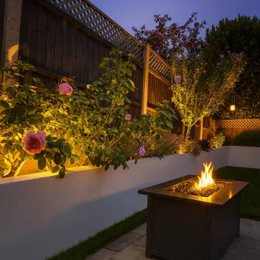 Image of EasyFit Remote 12V Garden Lights - Ash LED Spotlight Kit