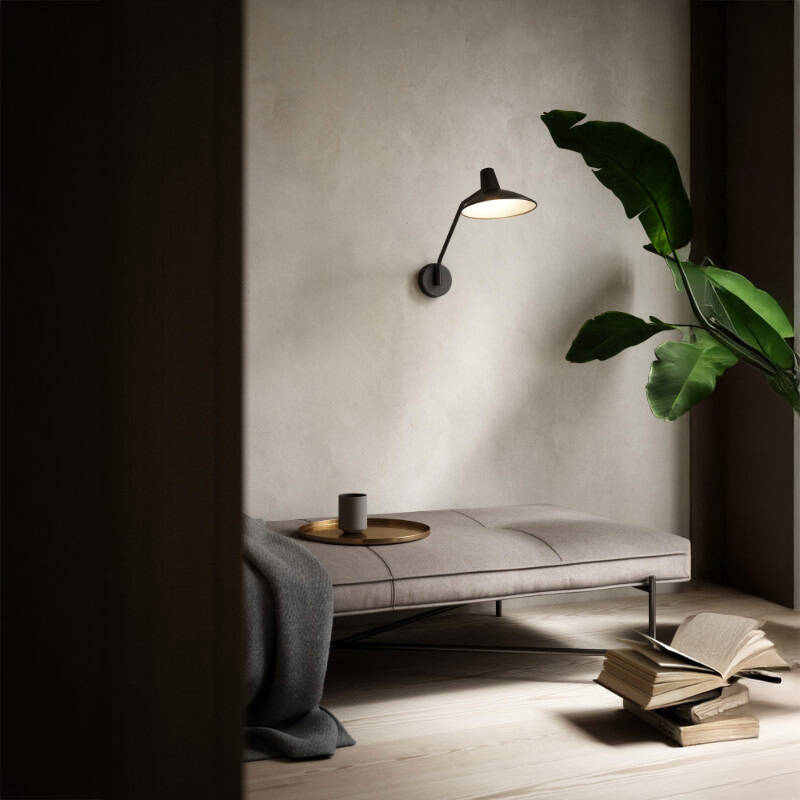 Image of DFTP Darci Long Arm Wall Light with Plug