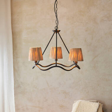 Image of Luxia Tiverton 3 Arm Ceiling Pendant Light