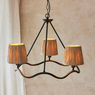 Image of Luxia Tiverton 3 Arm Ceiling Pendant Light
