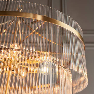 Image of Luxia Torquay 16 Light Glass Chandelier