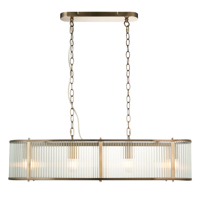 Image of Luxia Hudson Glass Bar Ceiling Pendant Light