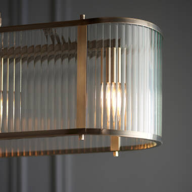 Image of Luxia Hudson Glass Bar Ceiling Pendant Light