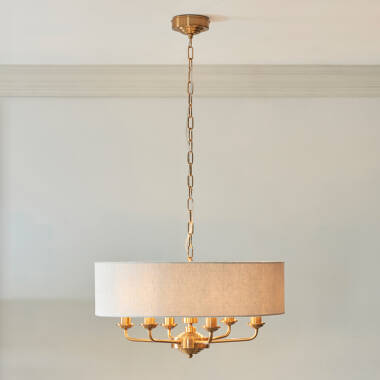 Image of Luxia Bampton 6 Arm Ceiling Pendant Light