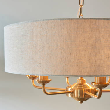 Image of Luxia Bampton 6 Arm Ceiling Pendant Light