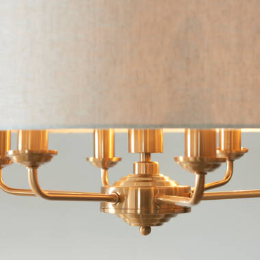 Image of Luxia Bampton 6 Arm Ceiling Pendant Light