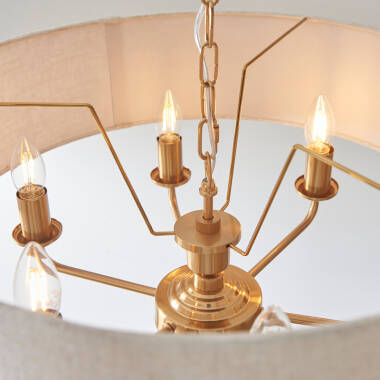 Image of Luxia Bampton 6 Arm Ceiling Pendant Light