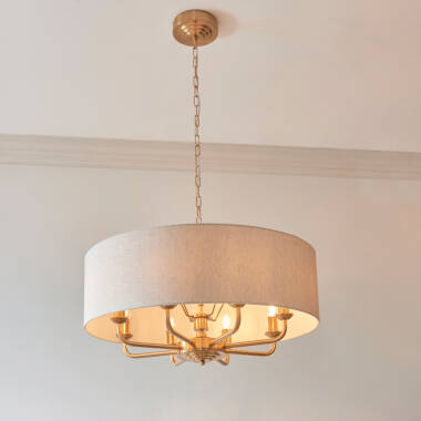 Image of Luxia Bampton 8 Arm Ceiling Pendant Light