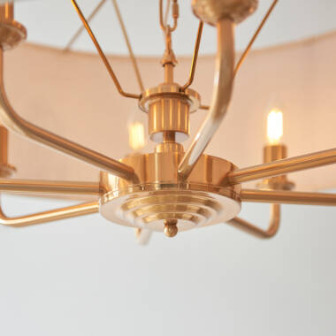 Image of Luxia Bampton 8 Arm Ceiling Pendant Light