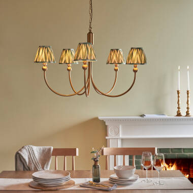 Image of Luxia Sudbury 5 Arm Ceiling Pendant Light