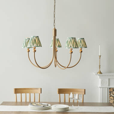 Image of Luxia Sudbury 5 Arm Ceiling Pendant Light