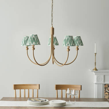 Image of Luxia Sudbury 5 Arm Ceiling Pendant Light