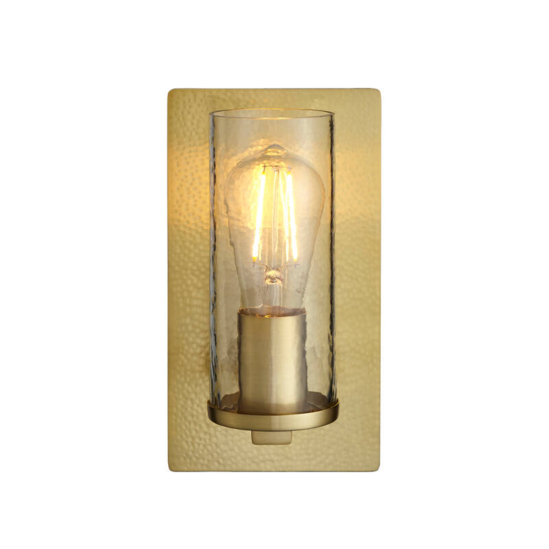 Image of Luxia Brooklyn Glass Flush Wall Light