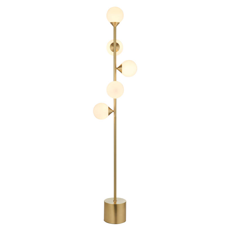 Image of Luxia Abersoch Glass Floor Lamp