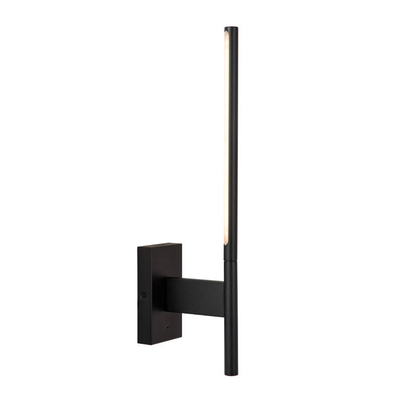 Image of Lucide Finan LED Wall Light with USB Charging Port