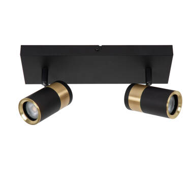 Image of Lucide Gorik 2 Light Ceiling Spotlight Plate