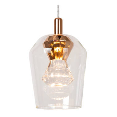 Image of Lucide Berliane 5 Light LED Glass Bar Ceiling Pendant