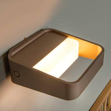 Image of Lucide Silvi USB Rechargeable LED Touch Up & Down Wall Light
