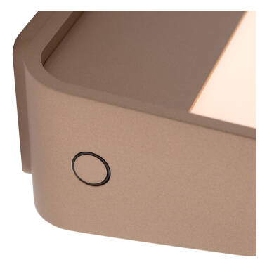 Image of Lucide Silvi USB Rechargeable LED Touch Up & Down Wall Light